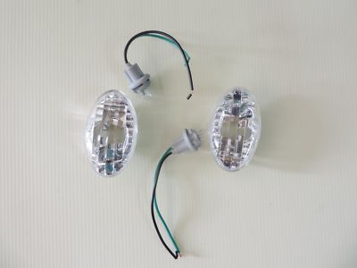 CRYSTAL Clear JDM Side Marker Light  Amber Bulb For~2001-2005~SUBARU IMPREZA SG2