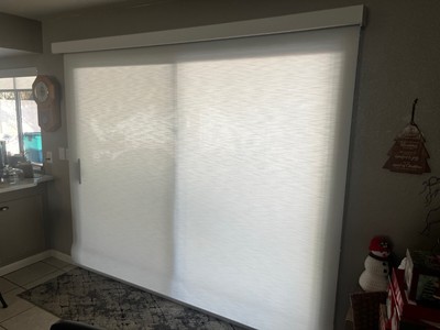Solar window roller shades for home