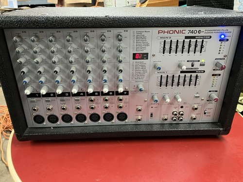 7ch パワードミキサー Phonic powerpod 780 plus 7ch パワードミキサー Phonic powerpod 780 plus Phonic