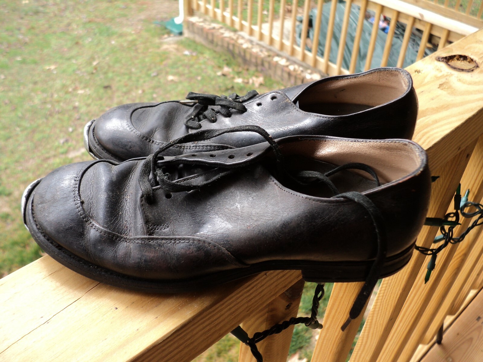 Pr Girls Black Avonlite Dance Tap Shoes with Continental Professional Heel Taps