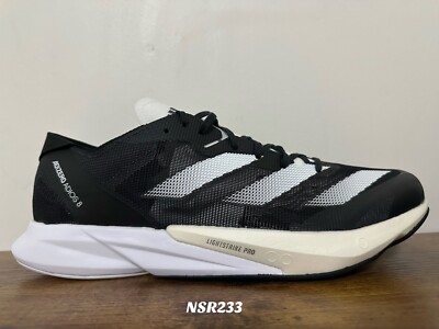 ADIDAS ADIZERO ADIOS 8 CARBON WHITE ID6902 RUNNING TRAINING SIZE 8-12 NEW