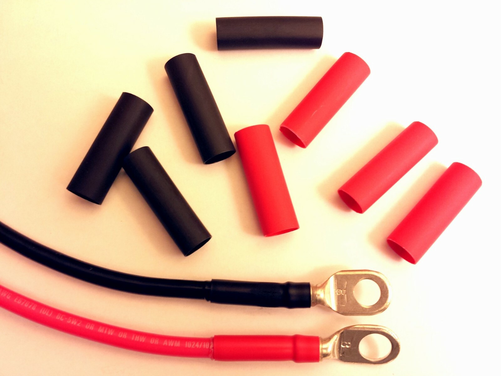 8 AWG Gauge Cable Lugs Ring Terminals Battery Wire Connectors Pure