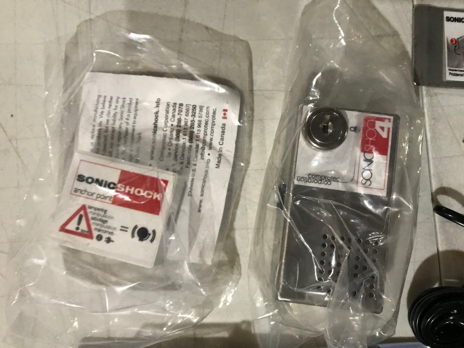 Secure It Sonic Shock 4 Video and Computer Anti Theft Security Alarm