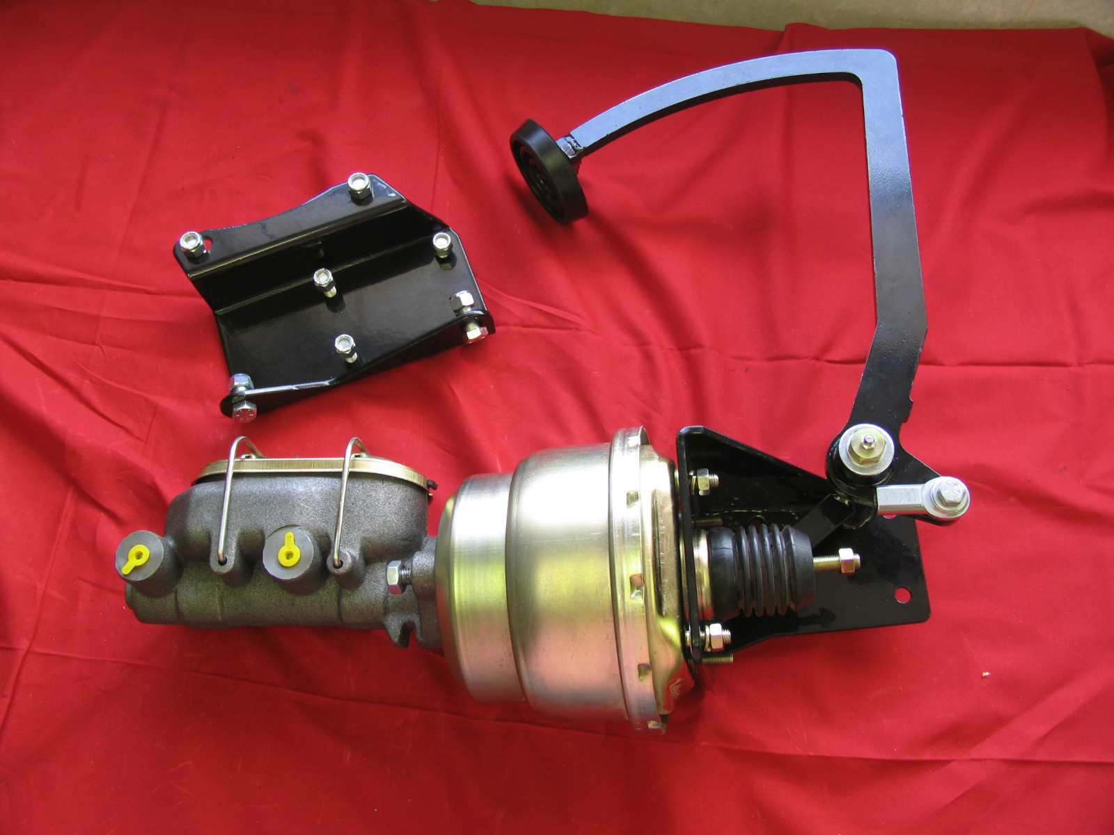 194754 Chevy Truck Frame Mount Booster Conversion Kit Brake Pedal 7" Dual 638339850302 eBay