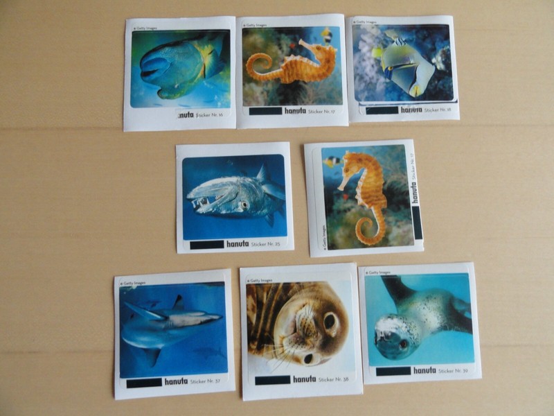 Ferrero Sammelbilder - 7 Versch. Ozeane Der Welt 2013 Hanuta