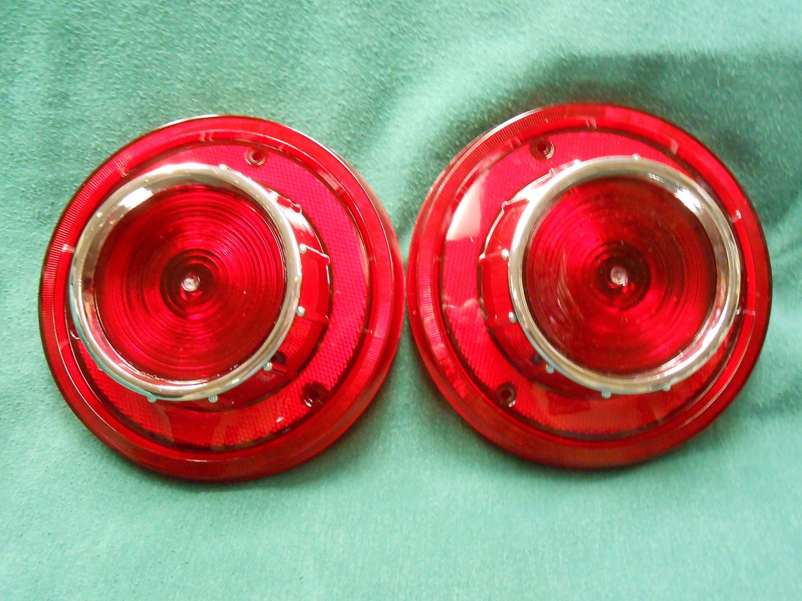 New 1956 Ford Tail Light Lenses Fairlane Customline Mainline Tbird