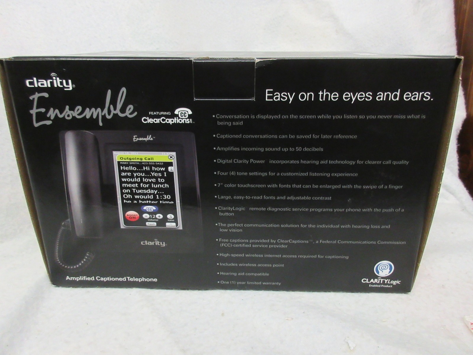 Clarity Ensemble Clear Captions (Ensemble) Caption Telephone NEW  in BOX