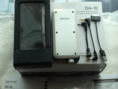Denon Portable Headphone Amplifier DA-10 USB-DAC Hi-Res Audio Up to 192 kHz/24