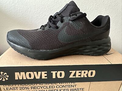 Nike Revolution 6 NN (GS) Youth Shoes Black Dark Smoke Grey DD1096-001 Size 4Y