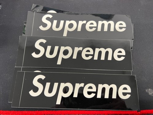 Supreme ダイカット ボックスロゴ ステッカー ブラック Supreme ダイカット ボックスロゴ ステッカー ブラック Supreme