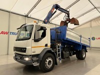 DAF LF55 220 4x2 Dropside Tipper Grab Manual