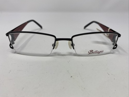 【極美品】 Black Freece オックスフォード ギンガム USA BB4 Bellagio Japan B525 C02 52-18-135 Black Half Rim Metal