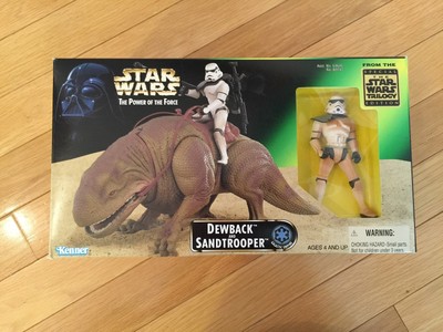 NIB 1997 Kenner Star Wars Dewback Sandtrooper Action Figures