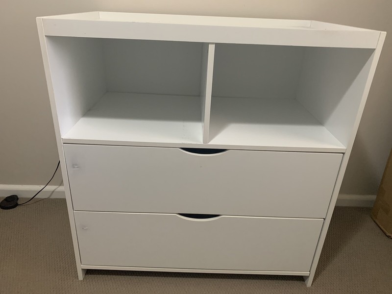2 Drawer White Change Table Other Baby Children Gumtree
