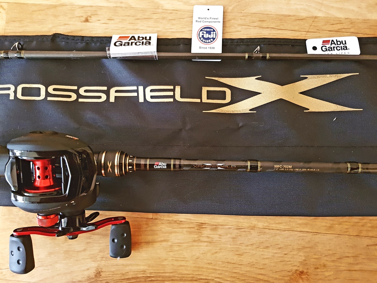 Abu Garcia XROSSFIELD XRFC-702M Spinning Rod | eBay Abu Garcia XROSSFIELD XRFC-702M Spinning Rod | eBay