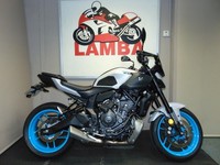 Yamaha MT-07 Y-AMT, 2025, Ice Storm Motorcycle.
