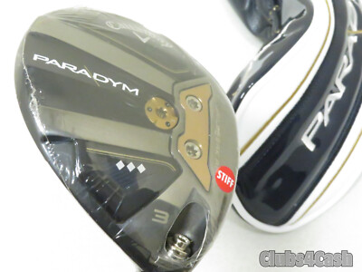 Callaway Paradym Triple Diamond Fairway 15° 3 Wood Kai'li White 80 Stiff +HC NEW