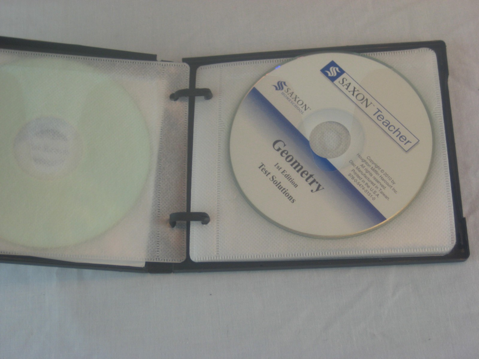 Saxon Geometry Homeschool Teacher Lesson & Test CDs 2010 1st Edition