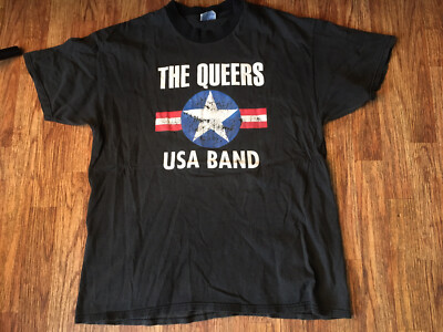 THE QUEERS Tシャツ XL The Queers バンドTシャツ ザ・クイアーズ All Stars BLACK