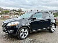 2009/59 FORD KUGA 2.0 TDCI 136 TITANIUM 5DR SUV BLACK DIESEL PAN ROOF & LEATHER