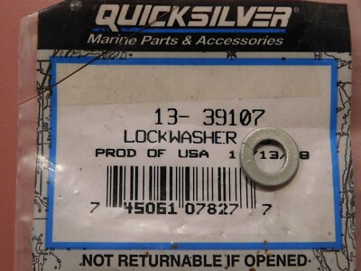 Mercury Quicksilver 13-39107 LOCK WASHER GENUINE OE BRAND NEW FAST FREE SHIPPING
