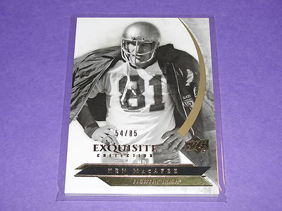 2012 Exquisite KEN MacAFEE #2 Premium SP/85 San Francisco 49ers - Notre Dame