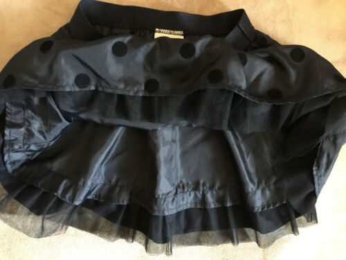 M/M 7/8 CHEROKEE Satin Tulle Cheer Leader Very Mini Skirt