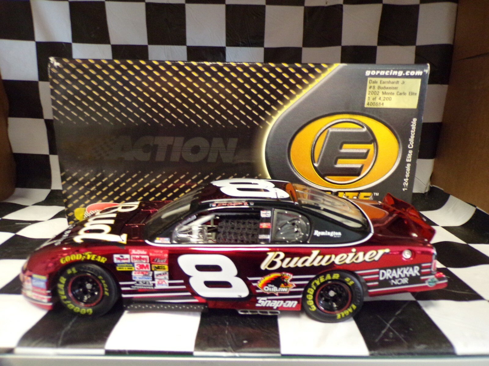 Dale Earnhardt Jr #8 Budweiser 2002 Monte Carlo 1:24 400884