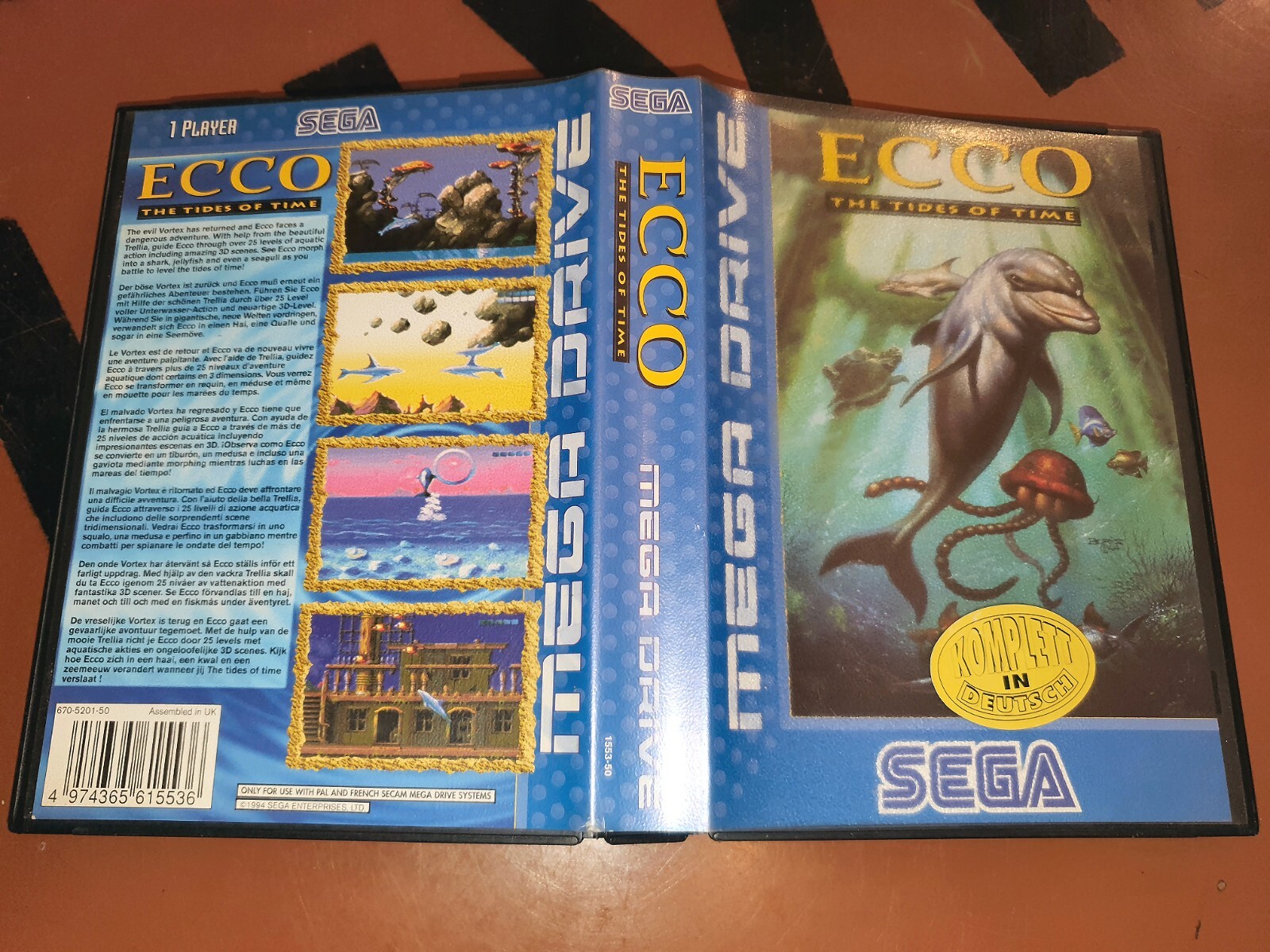 ★0569　ECCO THE DOLPHIN II　SEGA MEGA DRIV SEGA-Mega-CD-Ecco-The-Dolphin-