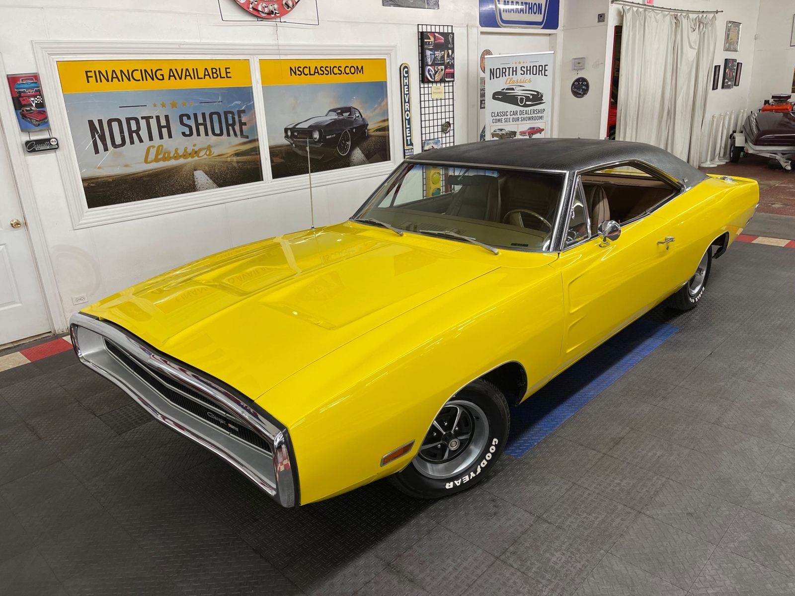 Yellow Dodge Charger with 85,000 Miles available now!