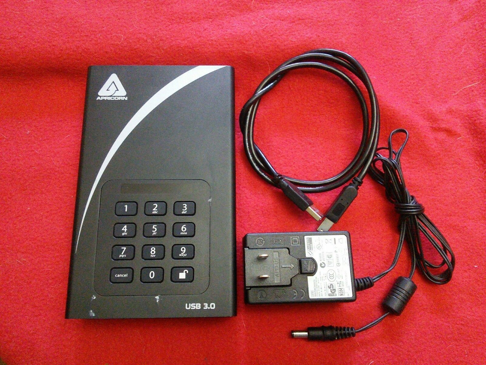 Apricorn Aegis Padlock DT 3TB External (ADT-3PL256-3000) HDD