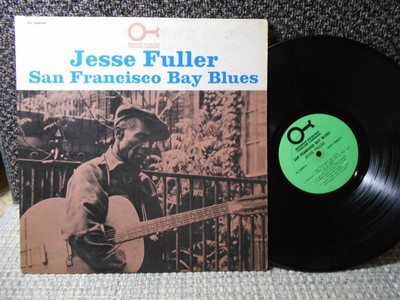 Jesse Fuller vg+ / ex mono LP San Francisco Bay Blues
