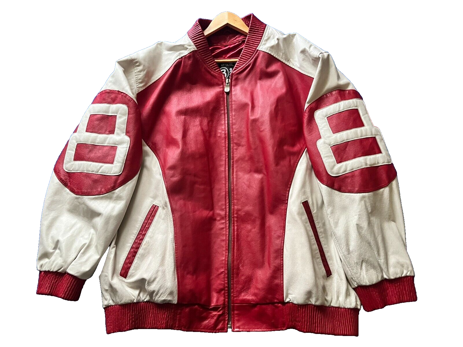 Vintage 90's The Official 8 Ball leather jacket streetwear Vintage 90's The Official 8 Ball leather jacket streetwear