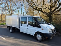 FORD TRANSIT DOUBLE CAB ARB ARBORIST TREE SURGEON TIPPER 1 COMPANY OWNER