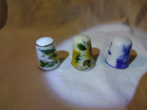 Collectible Decorative Ceramic/Porcelain Thimbles