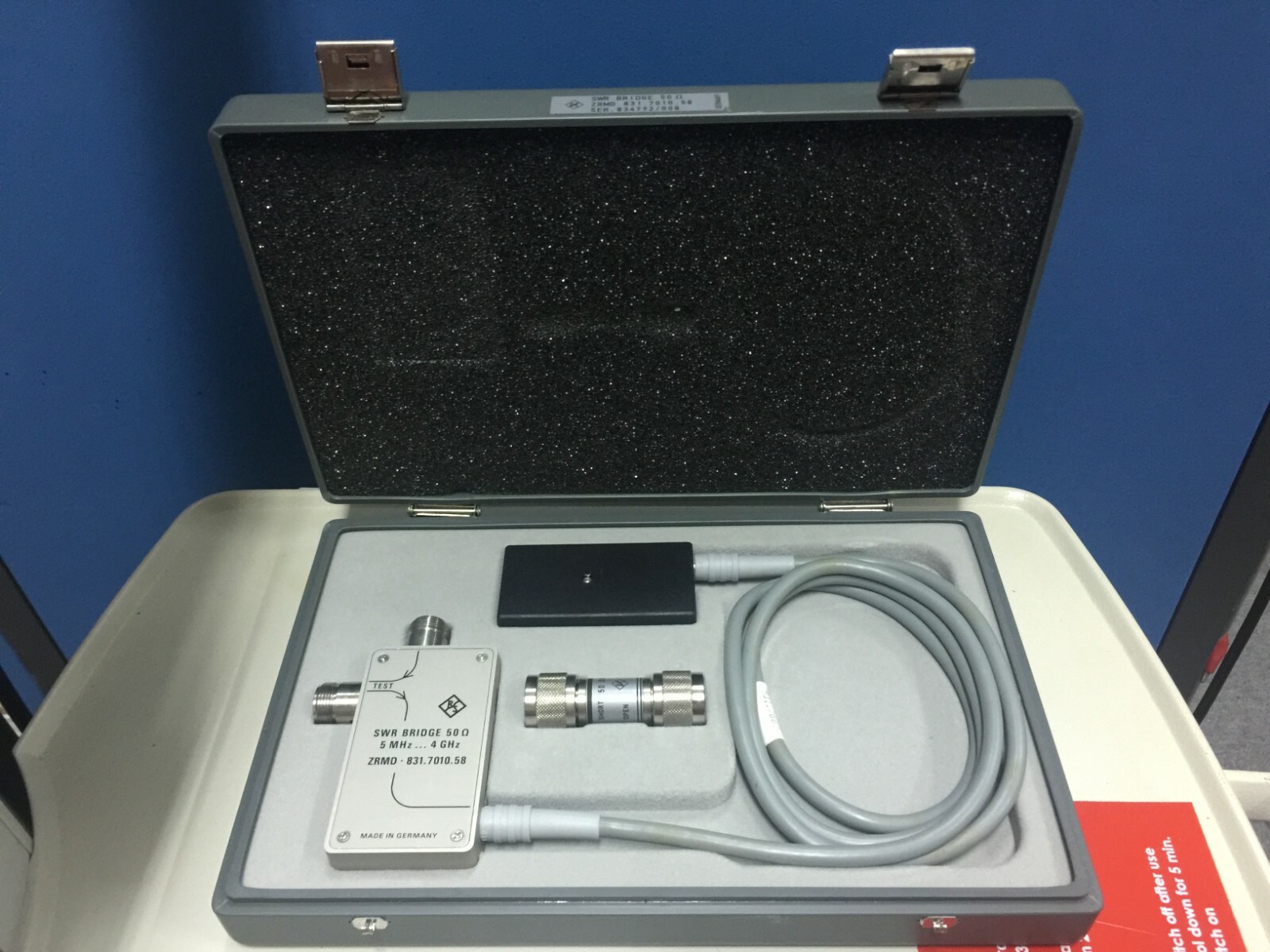 Rohde & Schwarz (R&S) ZRMD SWR Bridge, 5MHz-4GHz, 50 ohm