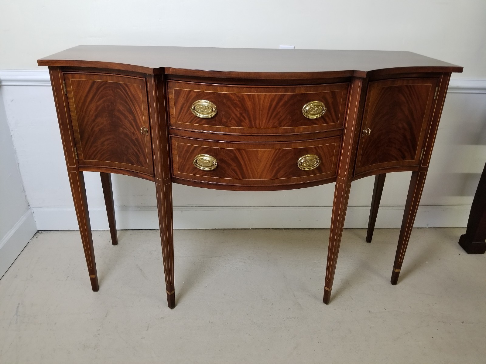 HENKEL HARRIS SERVER SIDEBOARD WITH INLAY MAHOGANY 2356