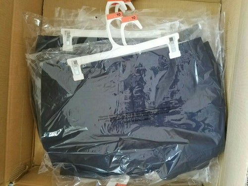 Pre-owned Merona Wholesale 100 Piece Women Summer Shorts In Cotton Dark Blue With 3" Inseam