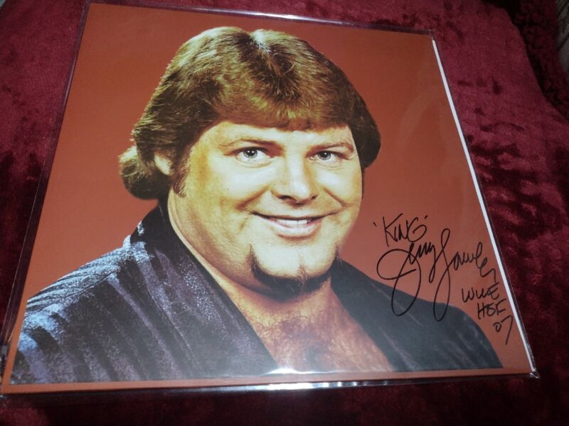 Jerry The King Lawler Sings  Starburst Vinyl Record Autographed 🔥