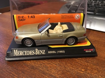 Ray 1/43 Scale 48439 Mercedes-Benz 600SL 1992 Gold Boxed