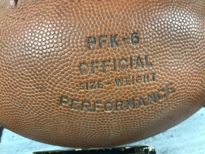 60s 70s Vintage Pennsylvania Keystone Multi-Ply Football PFK-6 Penn PA