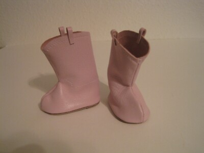 Pink leather boots - Mary Hoyer Gigi, Sweet Sue, Nancy Lee, slender 18'' dolls
