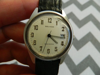 Mouvement De Montre Selhor Lorsa P75 - 34,5 Mm - Mécanique Manuel - Pour Pièces