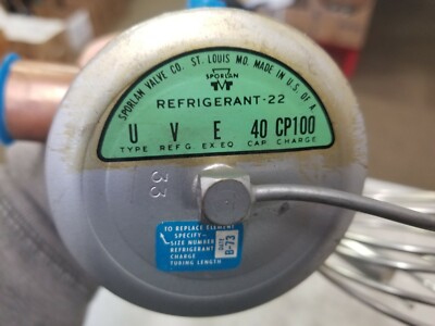 SPORLAN UVE40 CP100 R-22 EXTERNAL OD SWEAT EXPANSION VALVE