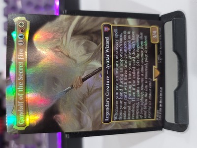 Gandalf of the Secret Fire (Borderless) - MTG - LP FOIL (The Lord of the Rings)