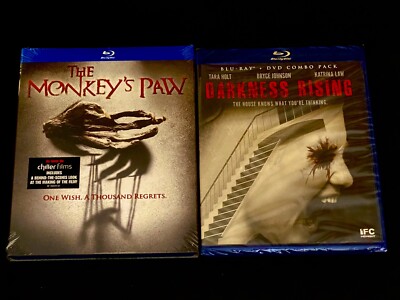 2 Scream Factory Blu-ray Lot! The Monkey s Paw (W/ Slip), Darkness Rising NEW