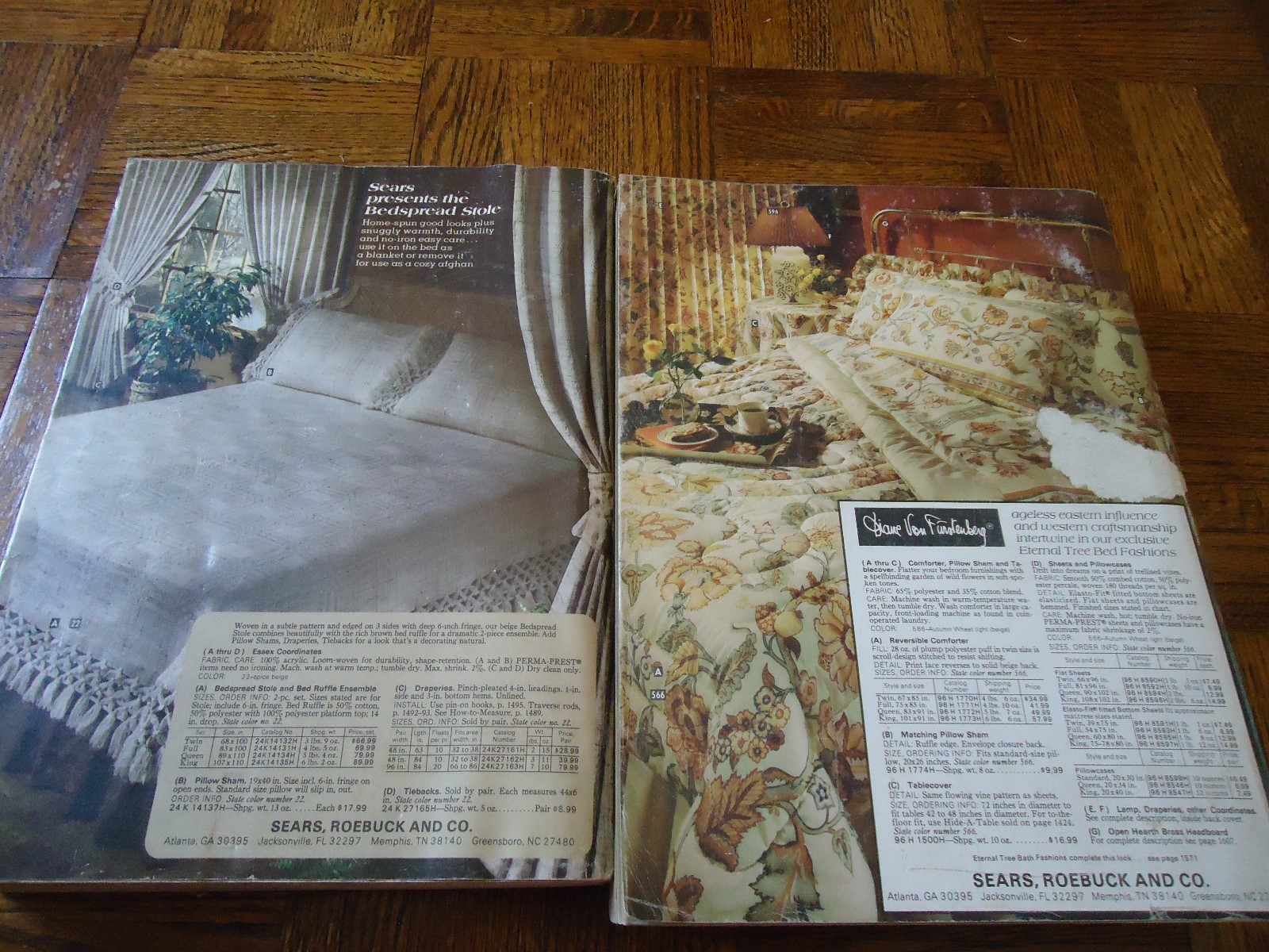 Lot of 2 Vintage 1980 SEARS Catalogs SPRING SUMMER FALL WINTER