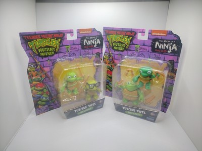 TMNT Mutant Mayhem Baby Turtle Tots Leo & Donnie/Raph & Mikey 2 Pack Bundle 