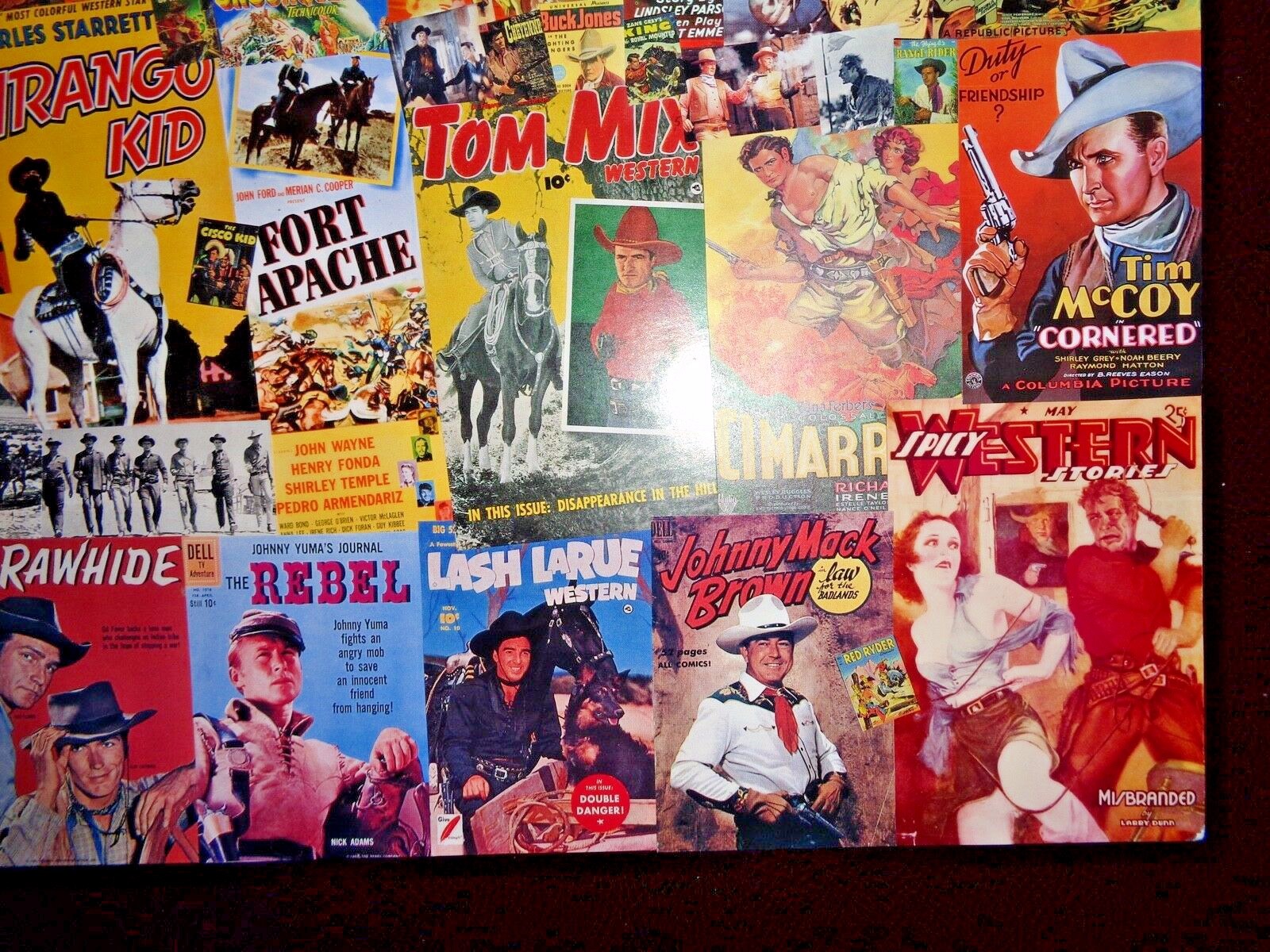 THE AMERICAN WESTERN IN MOVIES-TV-COMICS ORIGINAL ART 18