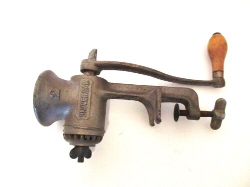 Vintage SPONG 201 Cast Iron Meat Grinder Made in England Vintage SPONG 201 Cast Iron Meat Grinder Made in England